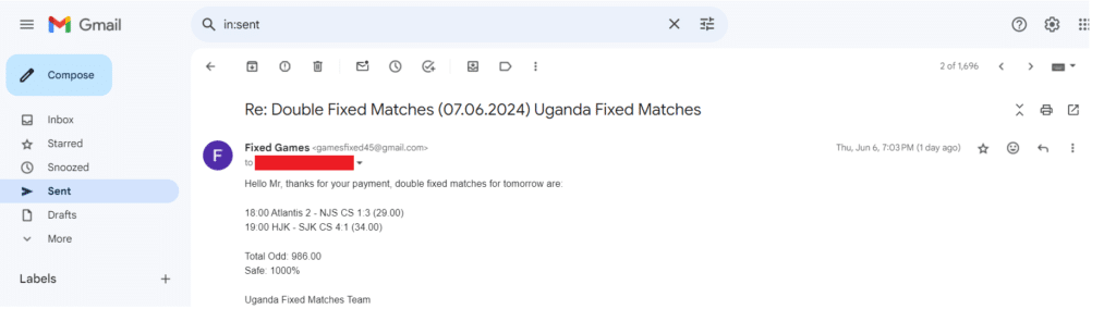 Sure Odds Betting Fixed