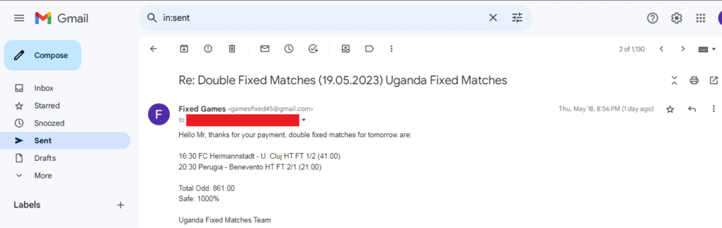 Fixed matches tips of X