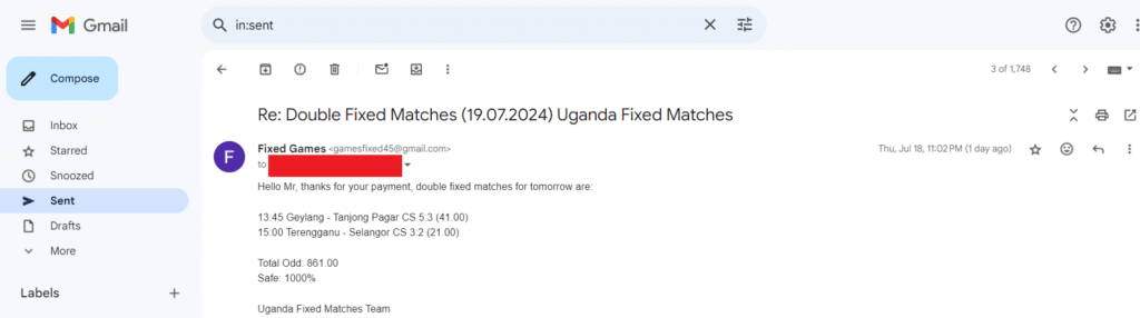 Soccer 1x2 Free Tips