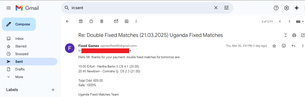 Zidane 1×2 Fixed Matches