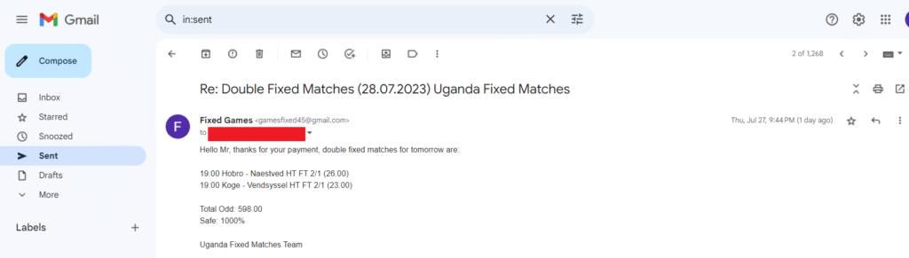 Dr-Alpacino Fixed Matches 100% Sure