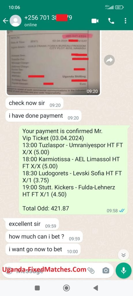 Fixed Match Football Odds