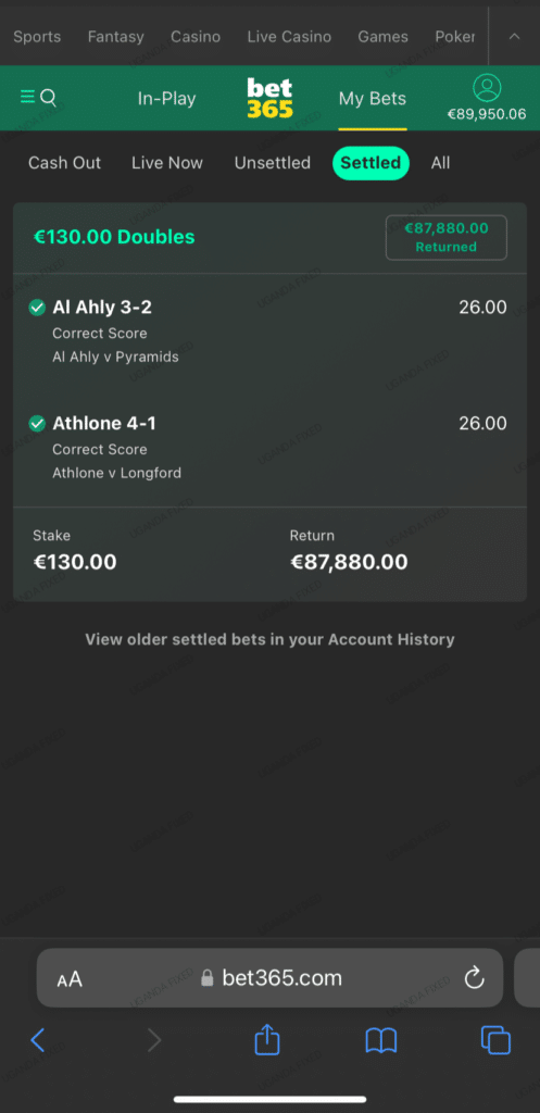 Telegram Fixed Matches