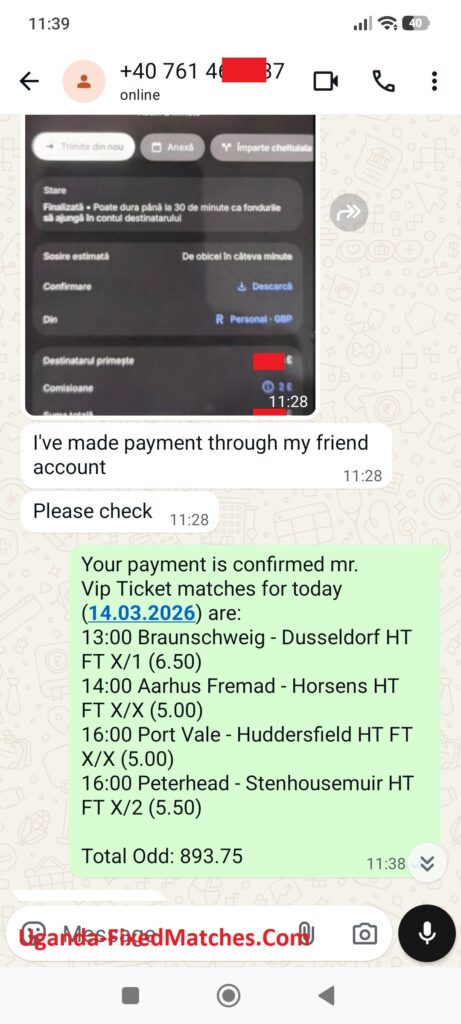 uganda fixed matches, extra fixed matches, vip ticket fixed matches