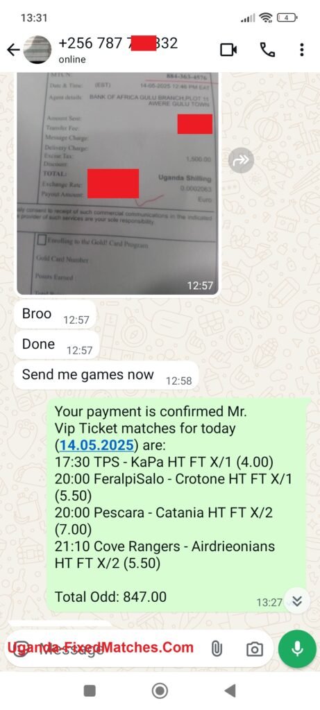 Get Free Tips Today, uganda fixed matches today, best fixed games, odds 30 sure