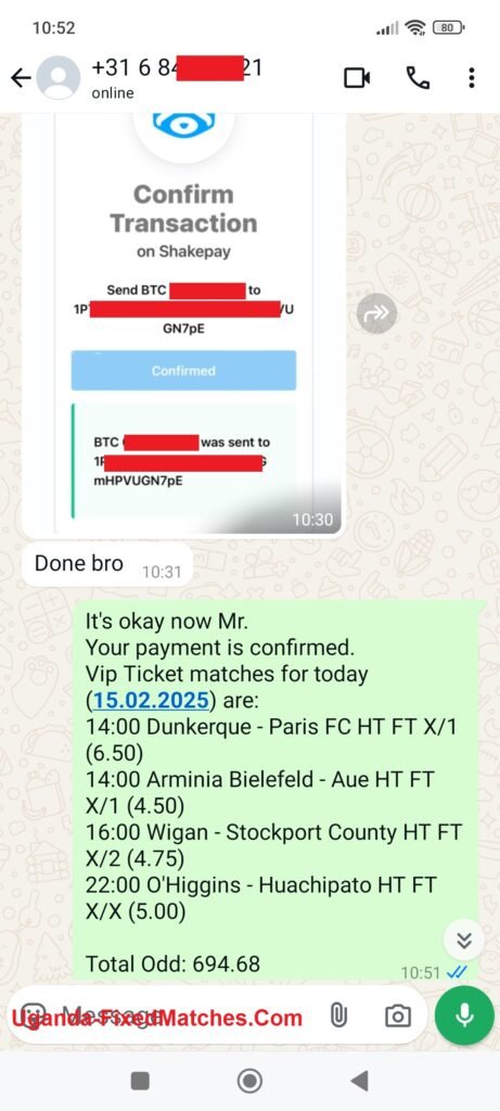 China Tips 1×2 Fixed Matches