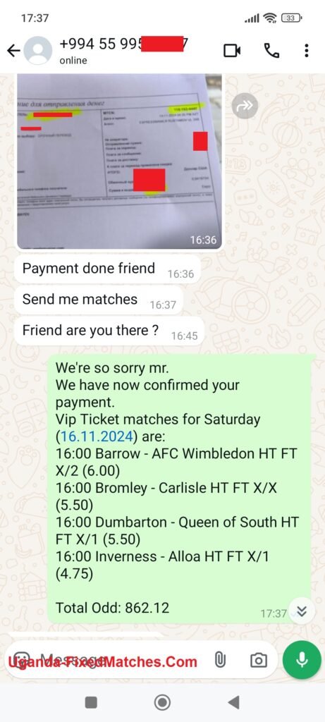 Fixed Matches 100% Sure, Uganda Ticket Fixed Matches Fixed Matches 100% Sure, Uganda Ticket Fixed Matches