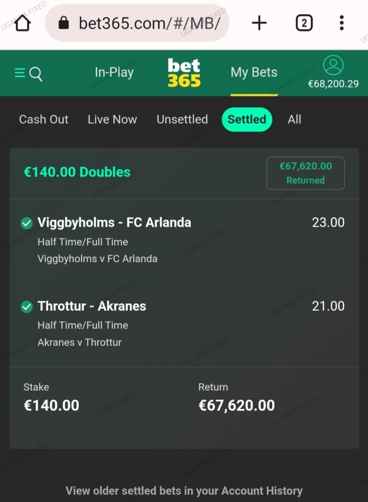 Free fixed draw matches