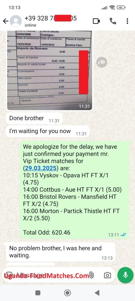 Betting Fixed Matches Odds