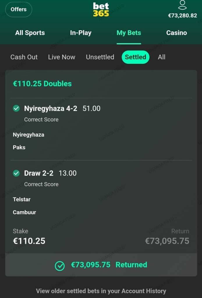 Info Fixed Matches, buy fixed games