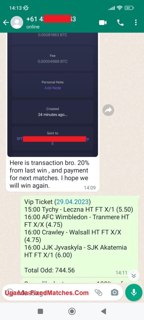 buy sure fixed matches weekend