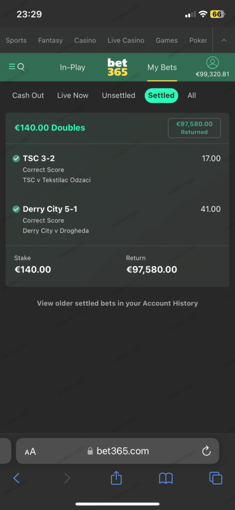 BetWin Fixed Matches