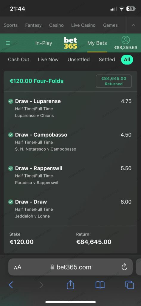 Real Fixed Bets 1×2