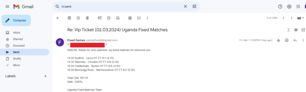 Real Betting Manipulated Matches