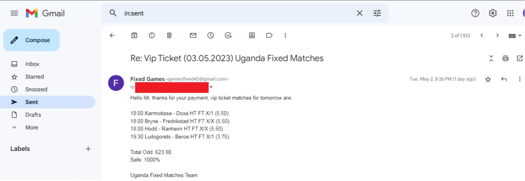 Daily Safe Fixed Matches