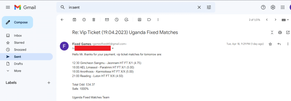 daily pick fixed matches