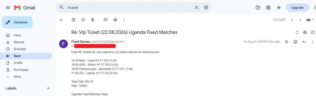 fixed matches vip tips service