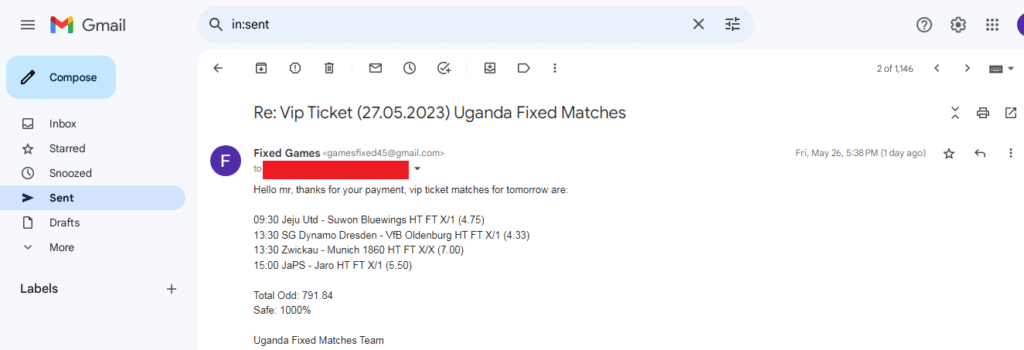 Expert Fixed Matches Gambling