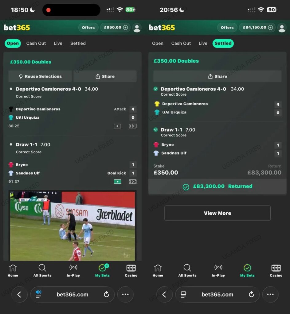 uganda correct score fixed matches tips