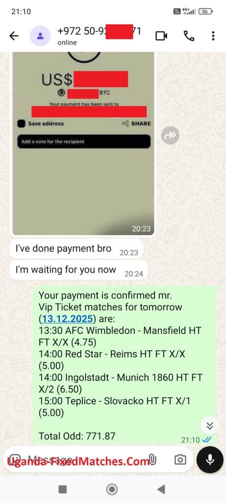 Ht Ft Fixed Matches, Big odds Fixed Matches, Free Tips 1×2 Predictions