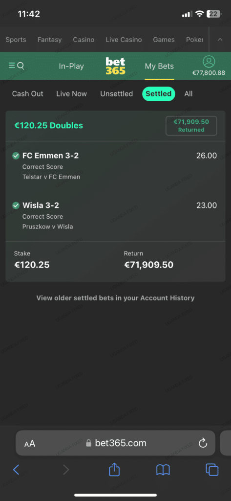 Sure Max Betting Fixed Matches